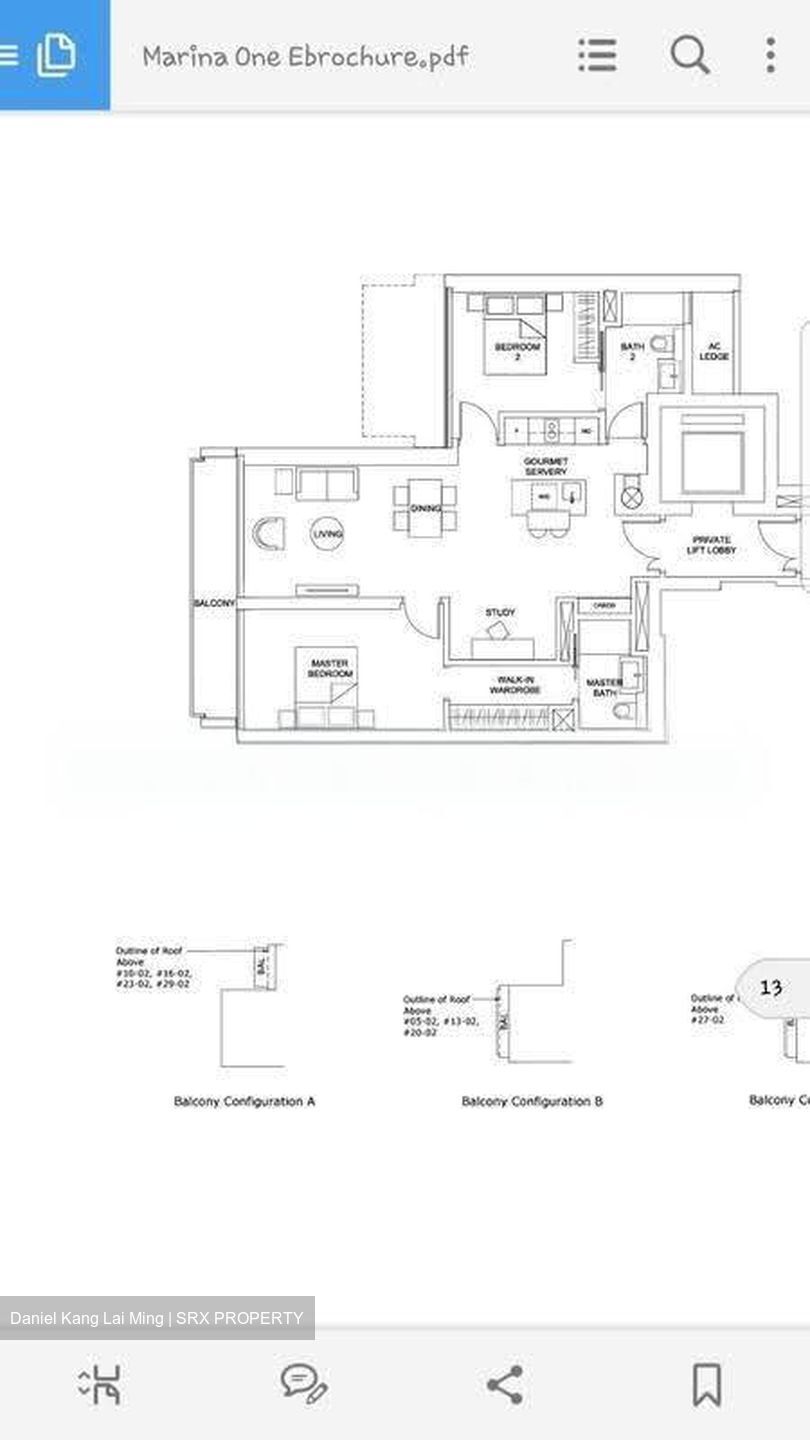 Marina One Residences (D1), Apartment #629793101